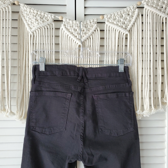 GOOD AMERICAN Good Leg Black High Rise Skinny Jean - Picture 6 of 8